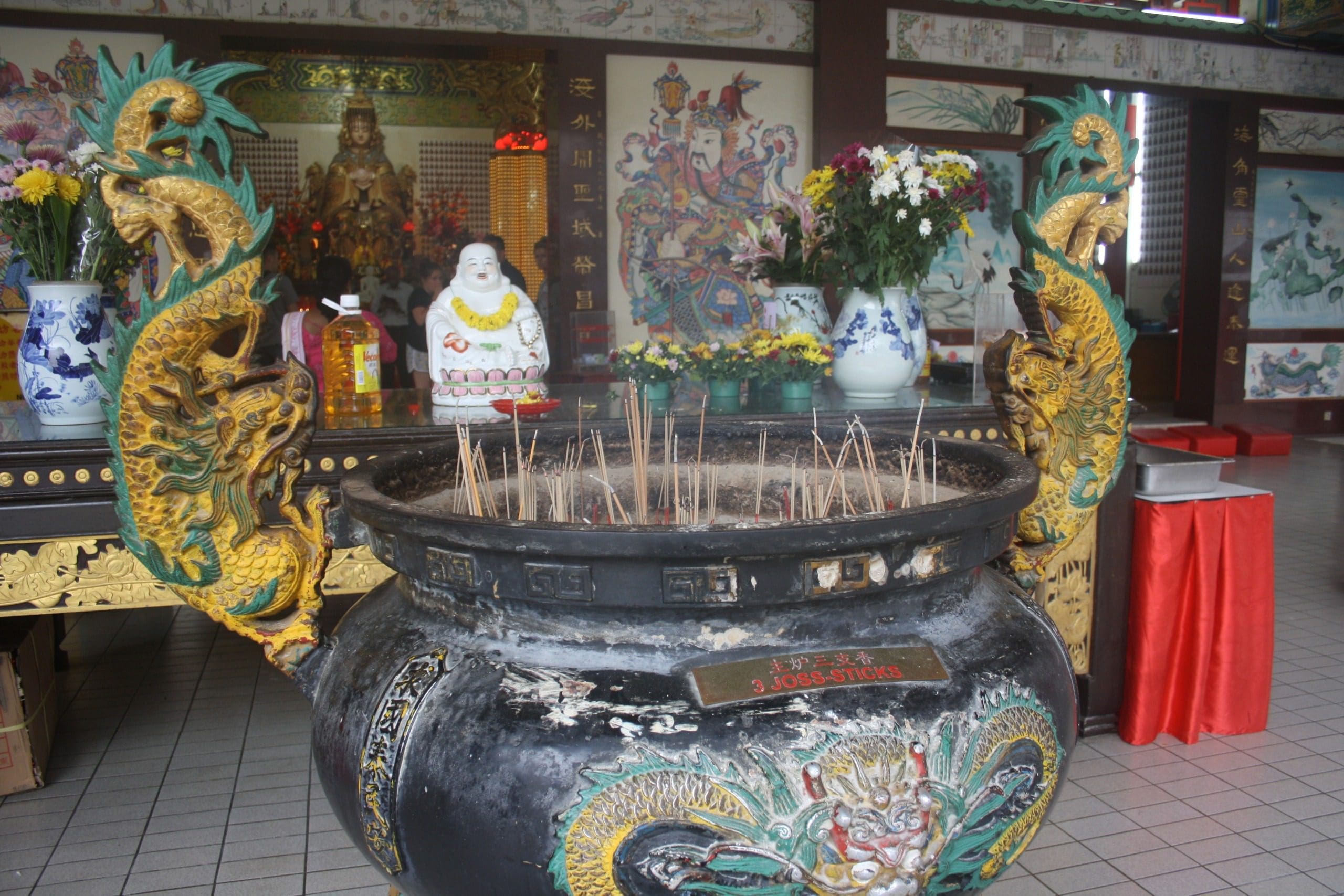 candles at the temple