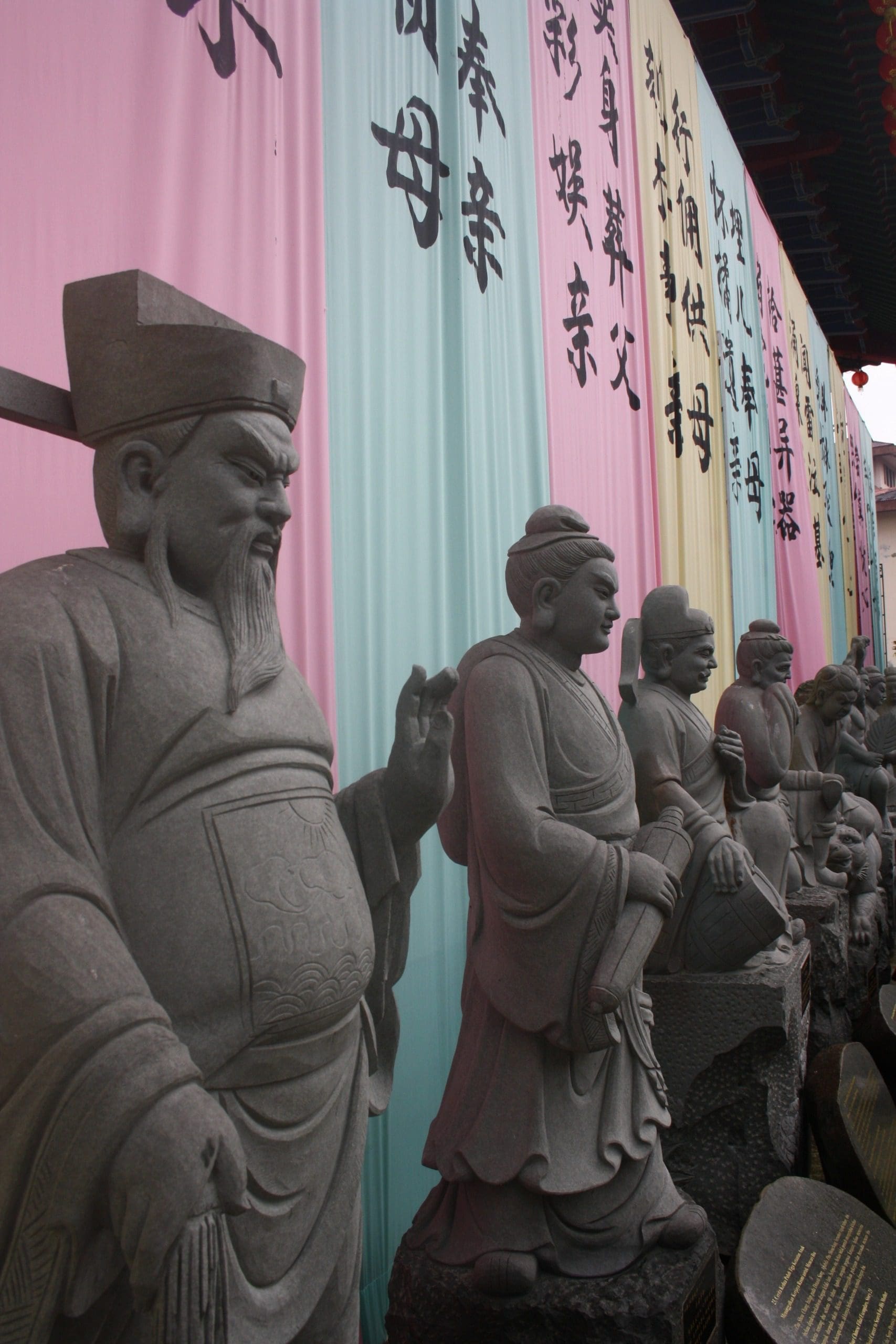 Statues at the temple