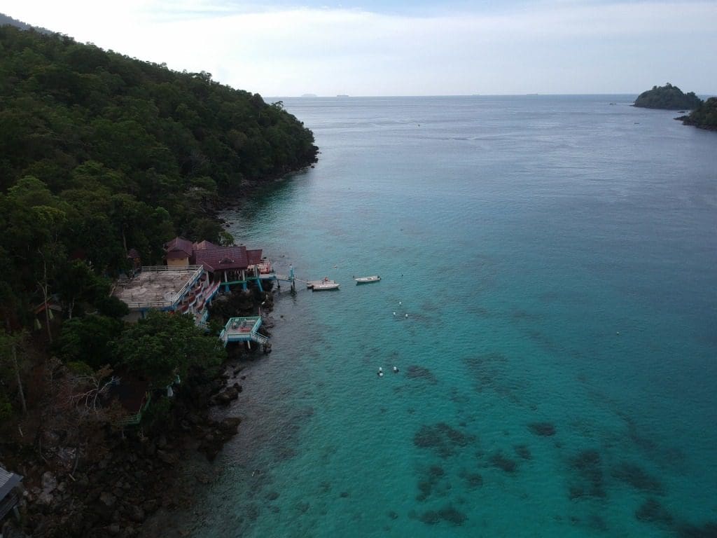 The beautiful Palau Weh waters