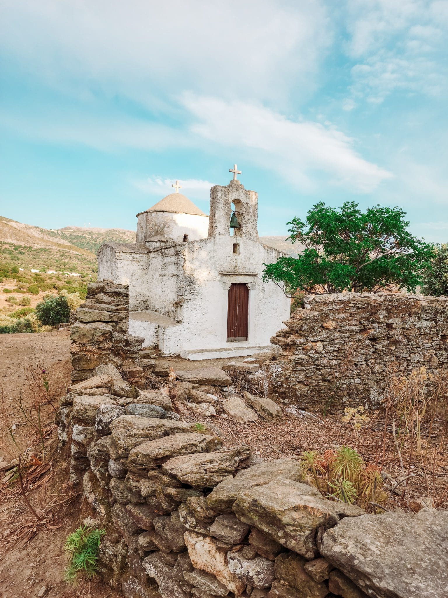 A church we found on hiking in Naxos