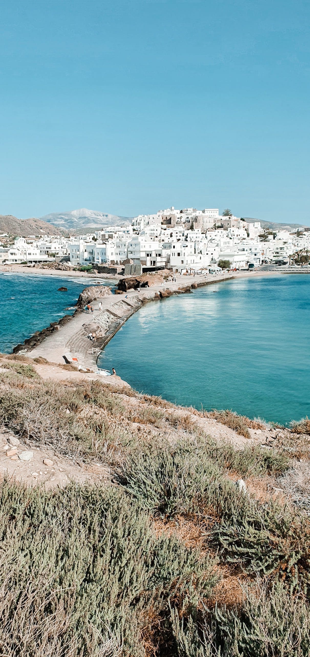 View of Naxos from The Portara