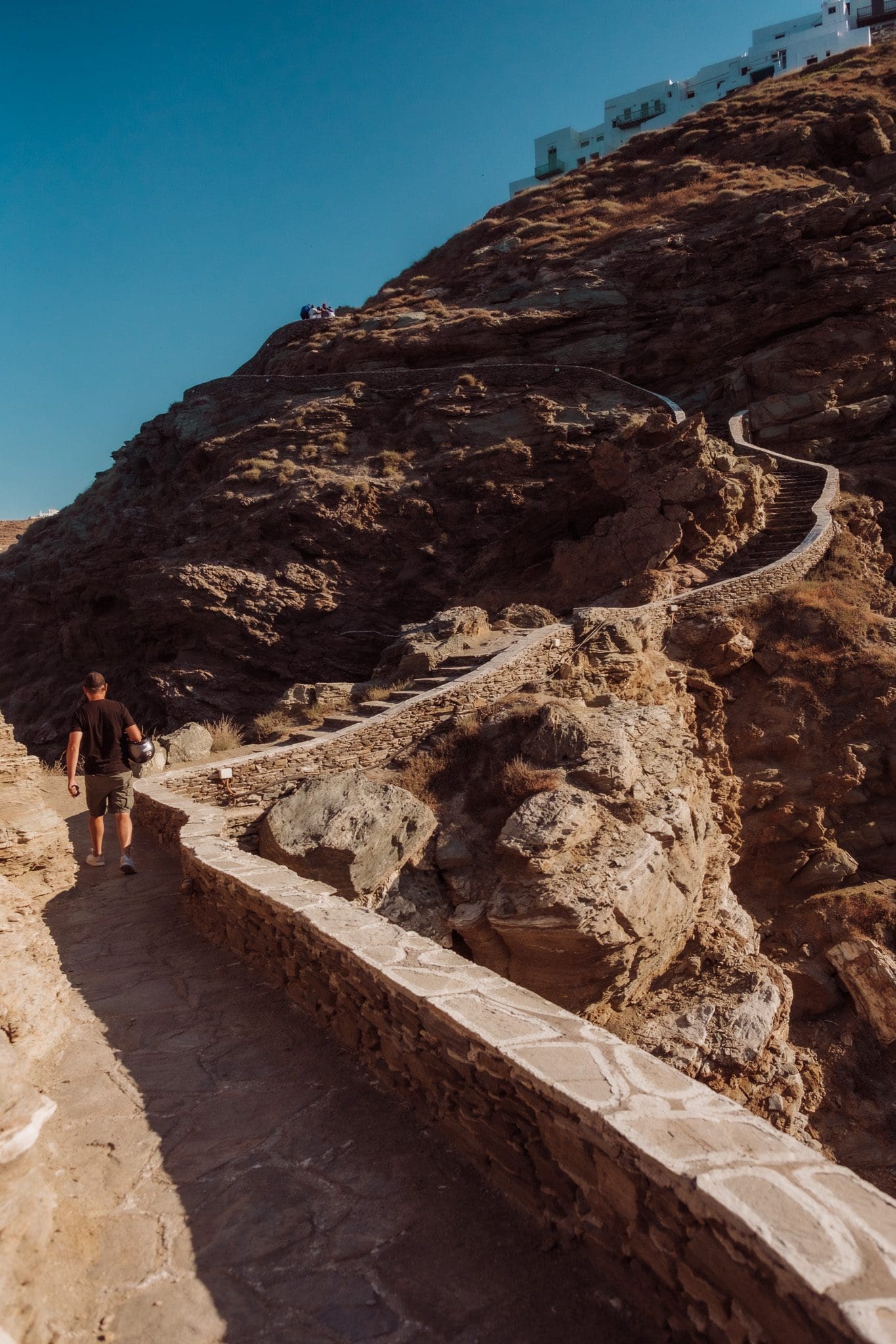 the path to the church of seven martyrs