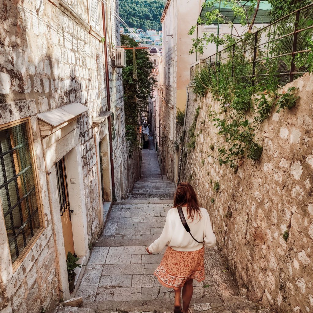 Old laneways in Dubrovnik Old Town