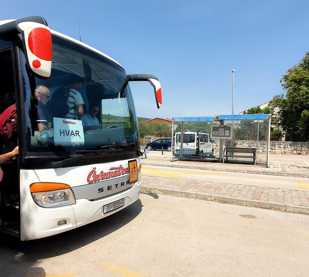 Bus to Stari Grad on Hvar