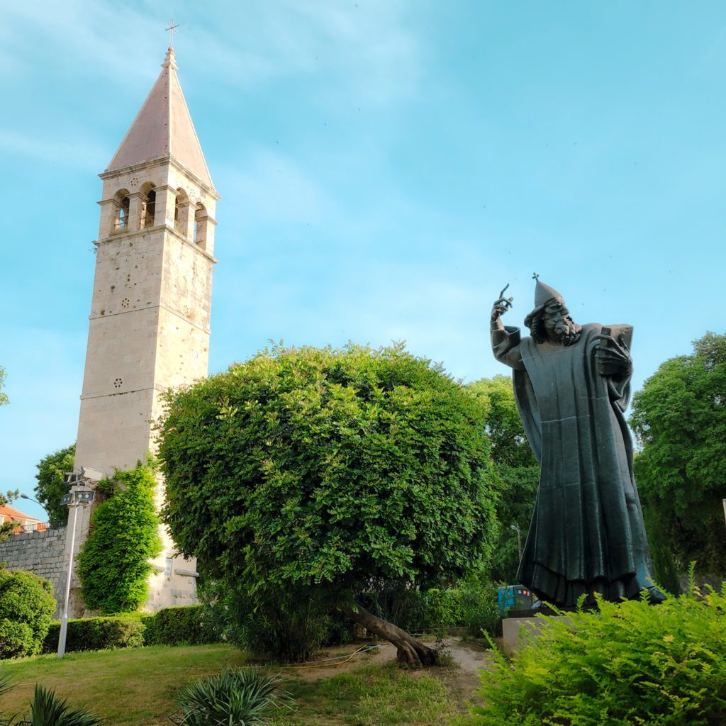 Gregory statue of Nim Split Croatia