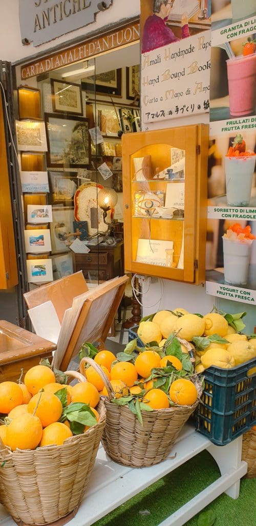 Amalfi lemon store- best things to do in Amalfi