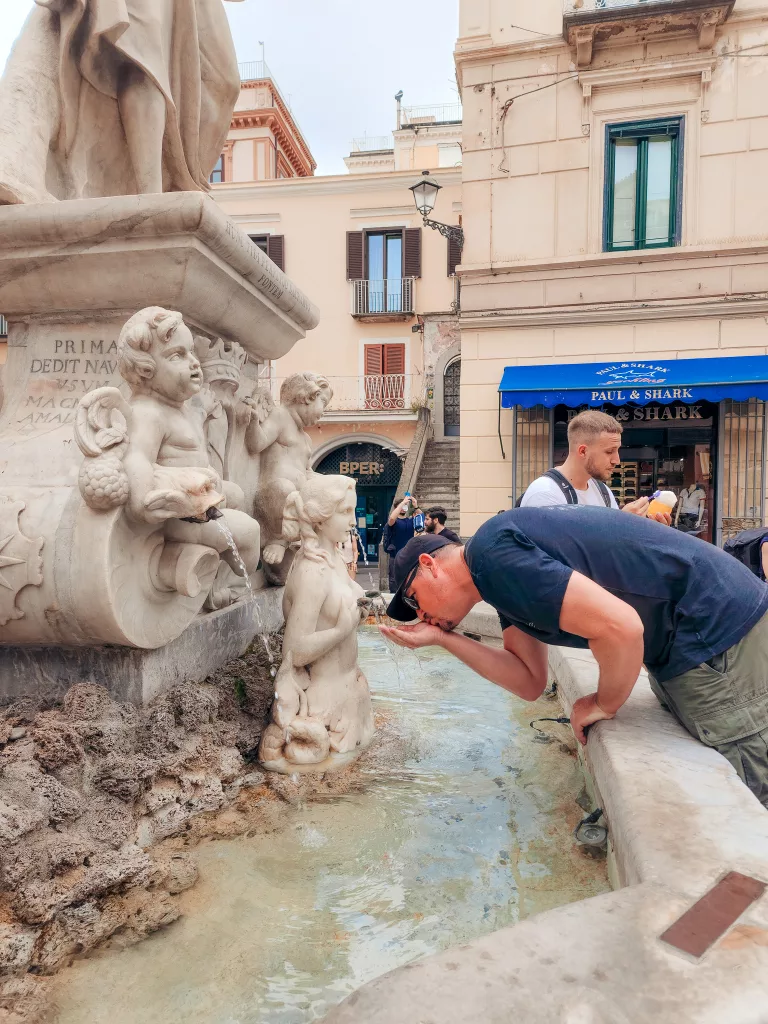 Saint Andrew's Fountain - best things to do in Amalfi