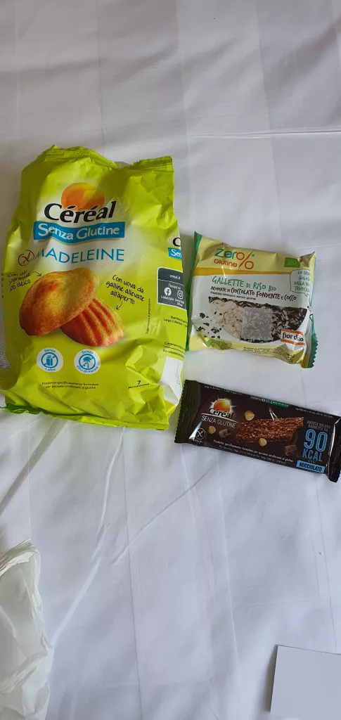 snacks were provided for our stay, including gluten free ones for me
