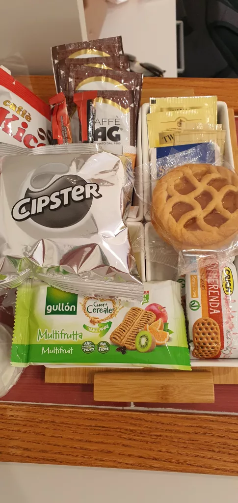 snacks were provided for our stay, including gluten free ones for me