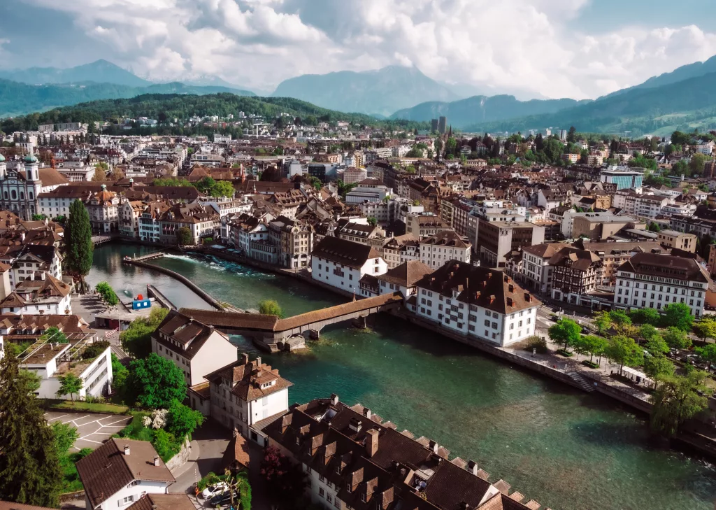 Views from Musegg Walls, Lucerne
