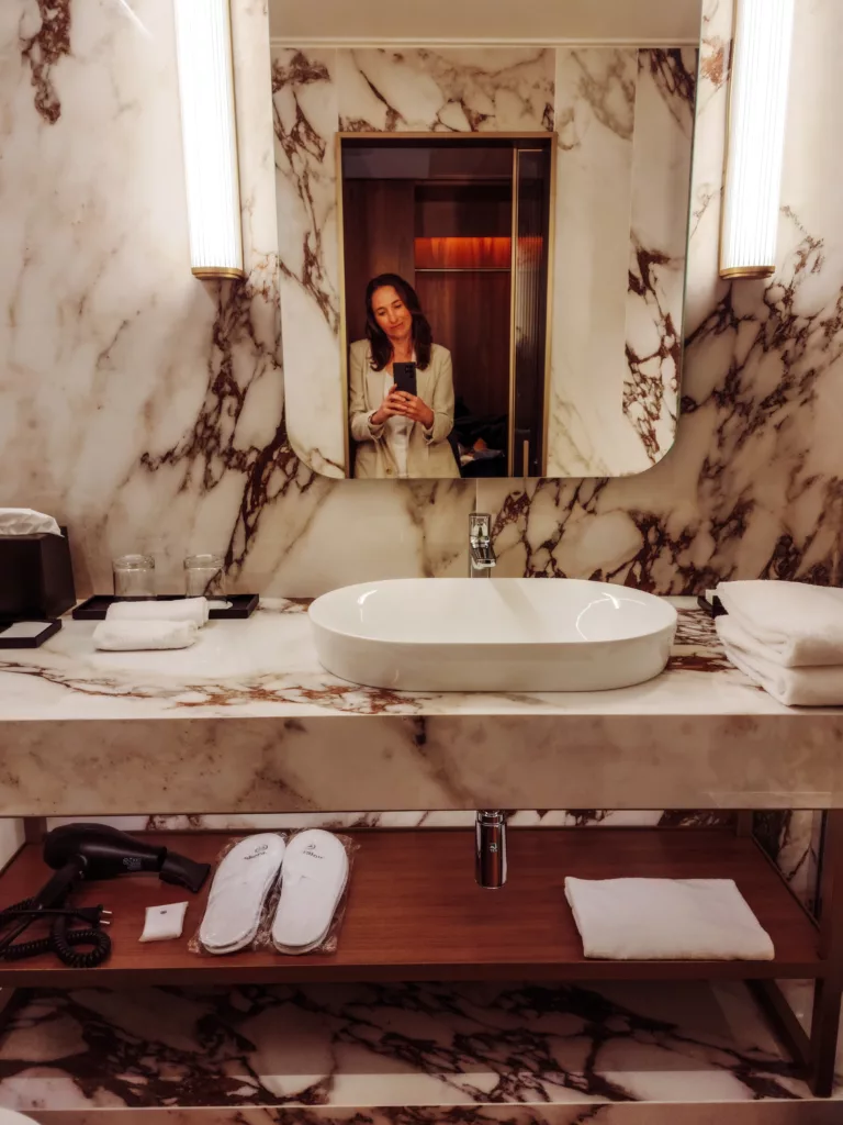 The most luxurious bathroom at Sheraton Lake Como