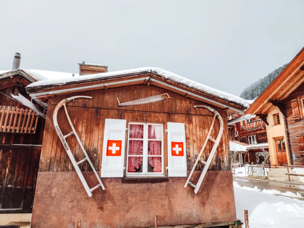 Murren is one the prettiest Swiss mountain villages