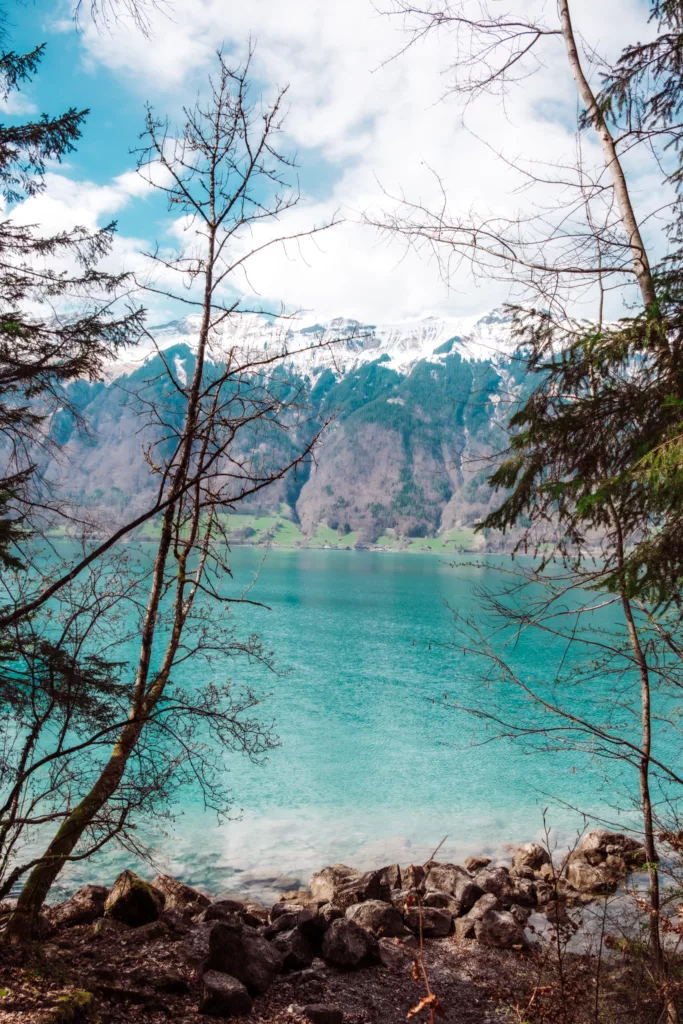 views while hiking Lake Brienz