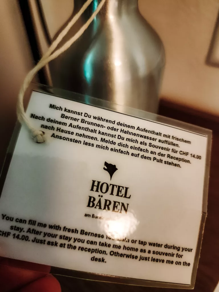 Sustainability at Hotel Baren Bern the best hotel in Bern