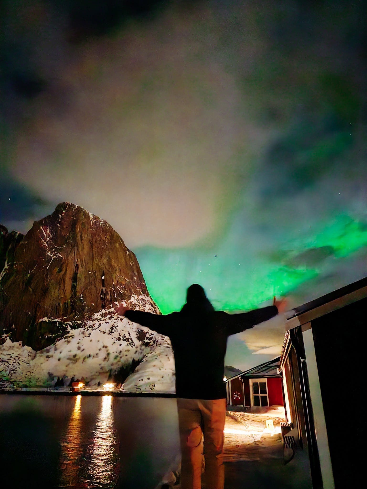 Northern Lights at Eliassen Rorbuer