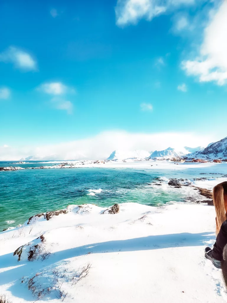 stunning landscape at Hov Gard Lofoten Islands