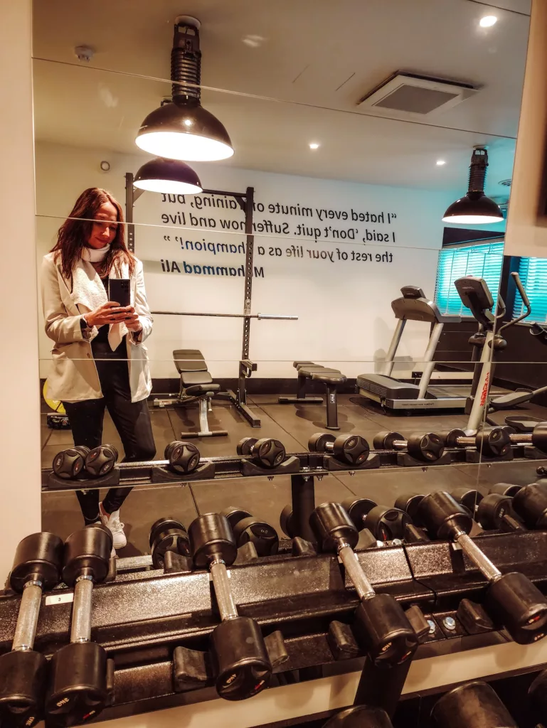 gym at the James Hotel Rotterdam