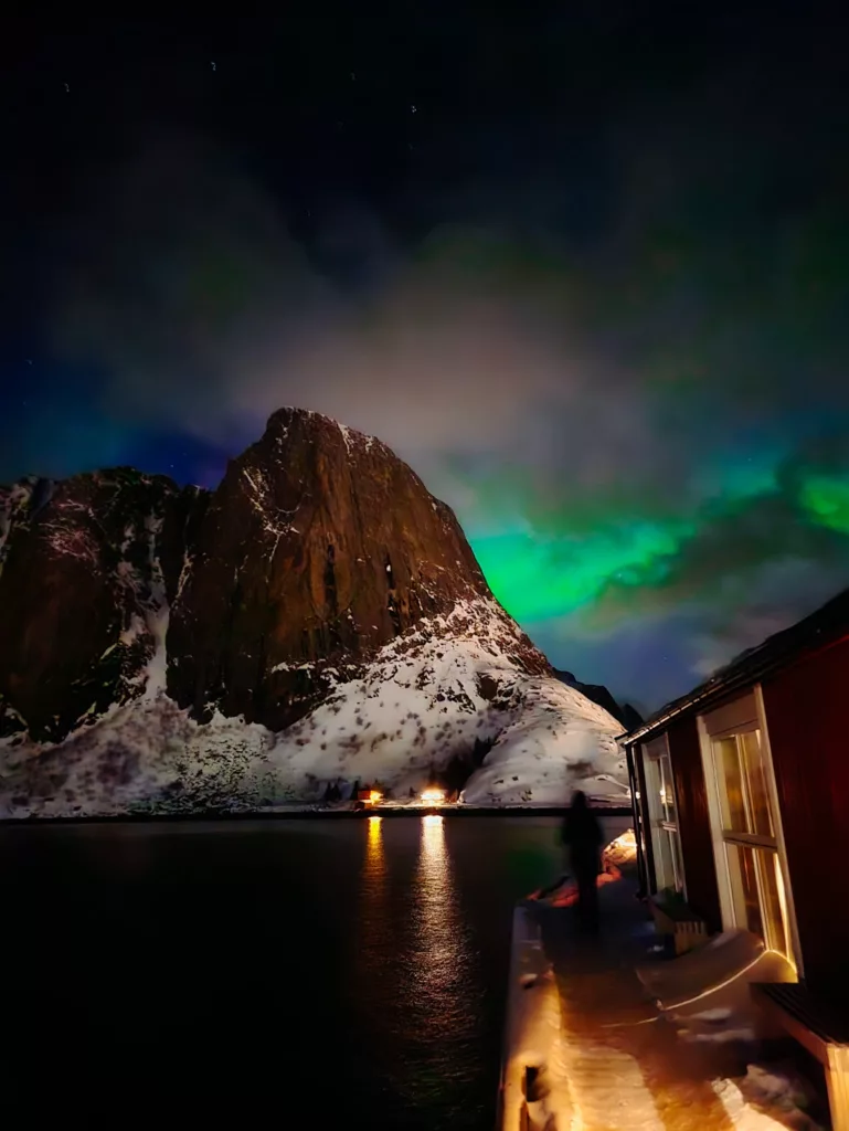 Northern Lights at Eliassen Rorbuer