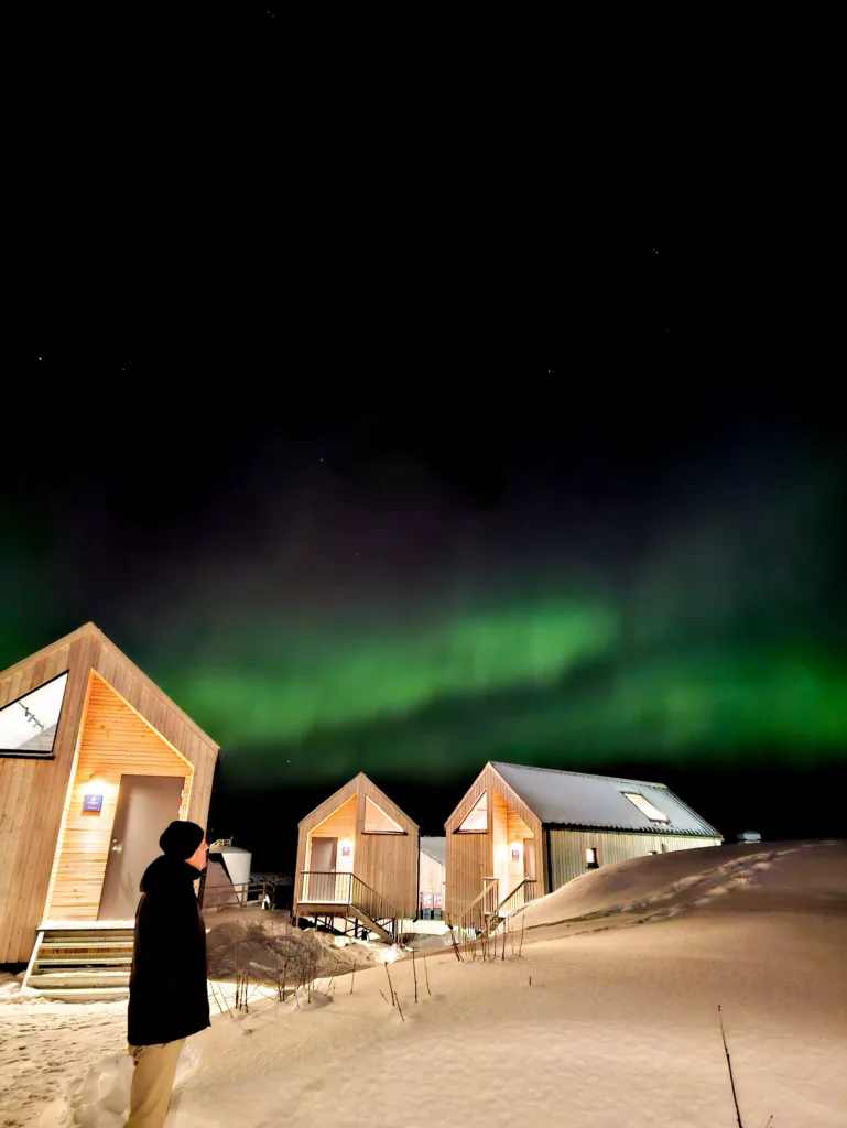 Northern Lights at Hattvika Lodge