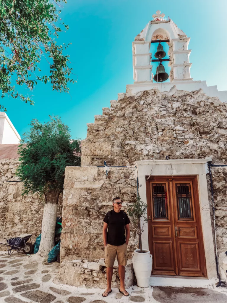 Church in Mykonos, Greek Island Hopping Itinerary
