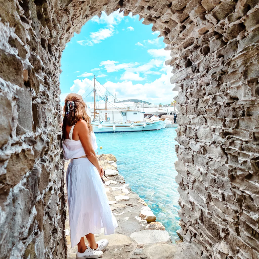 Paros Venetian Fortress. Greek Island Hopping Itinerary