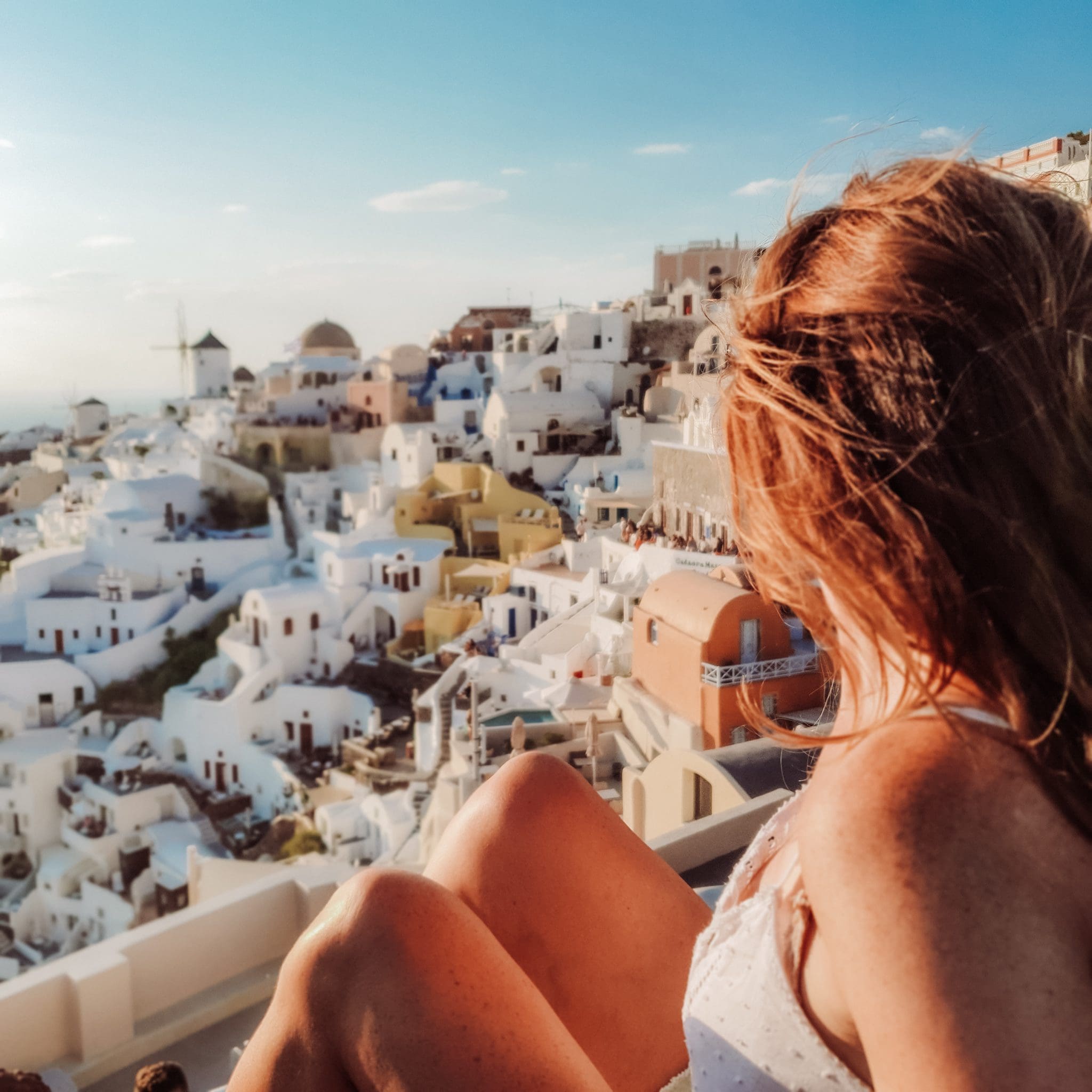 Oia castle sunset on Santorini in Two days