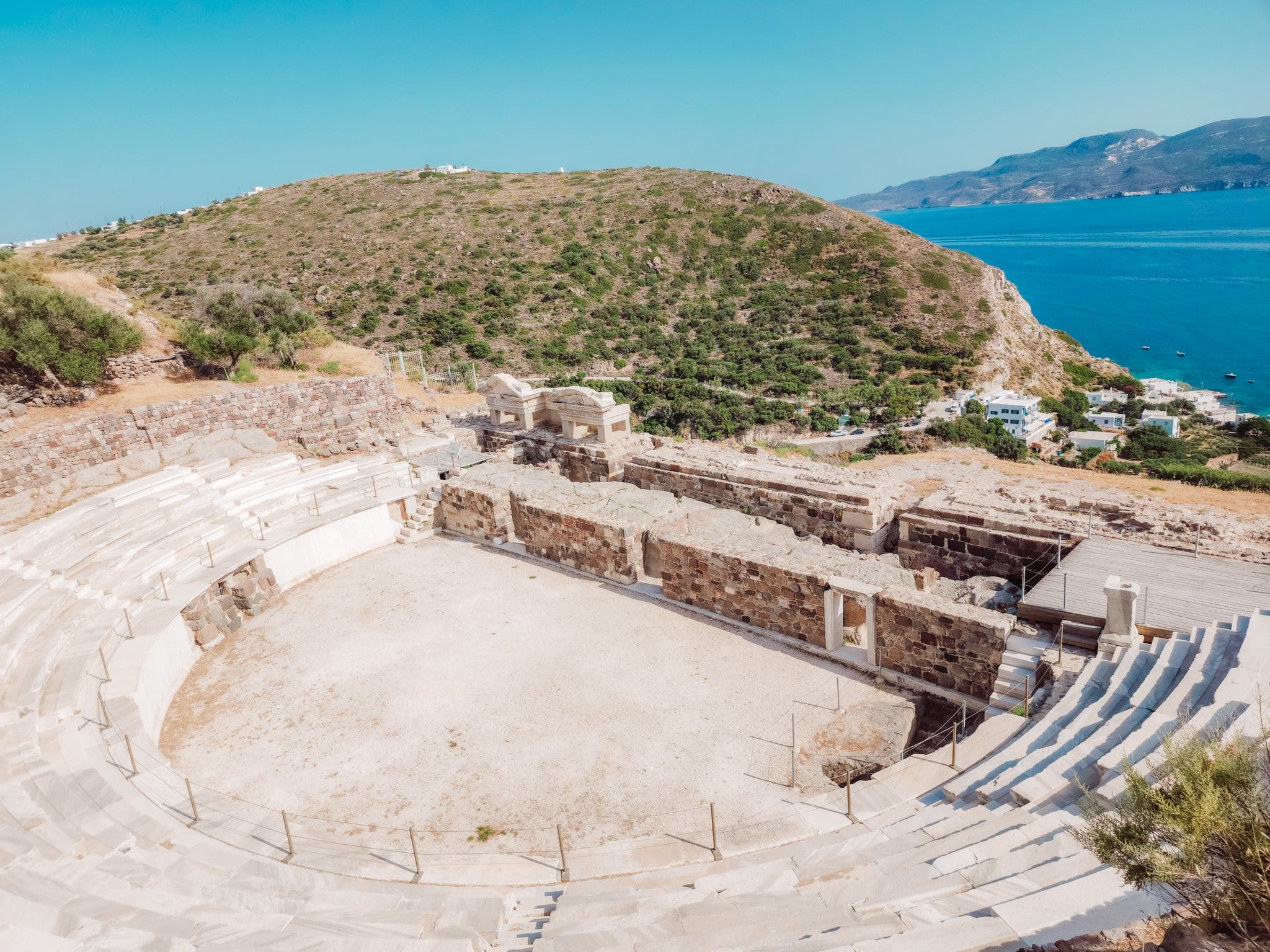 The ancient theatre at Milos