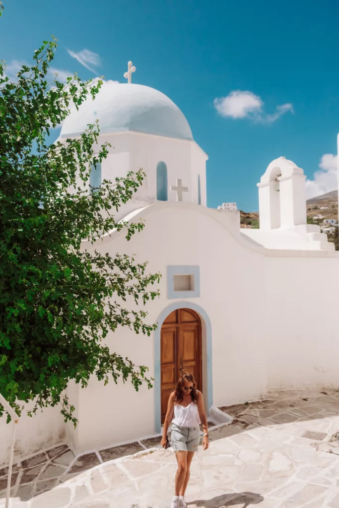 Lefkes VIllage Paros, Greek Island Hopping Itinerary