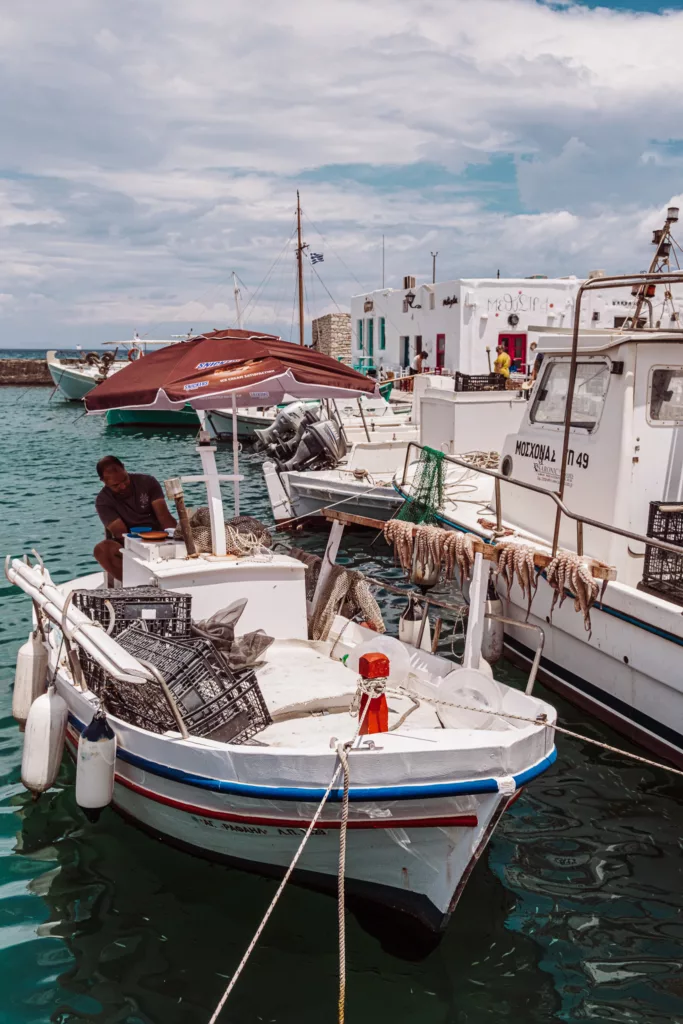 fisherman village naoussa in paros