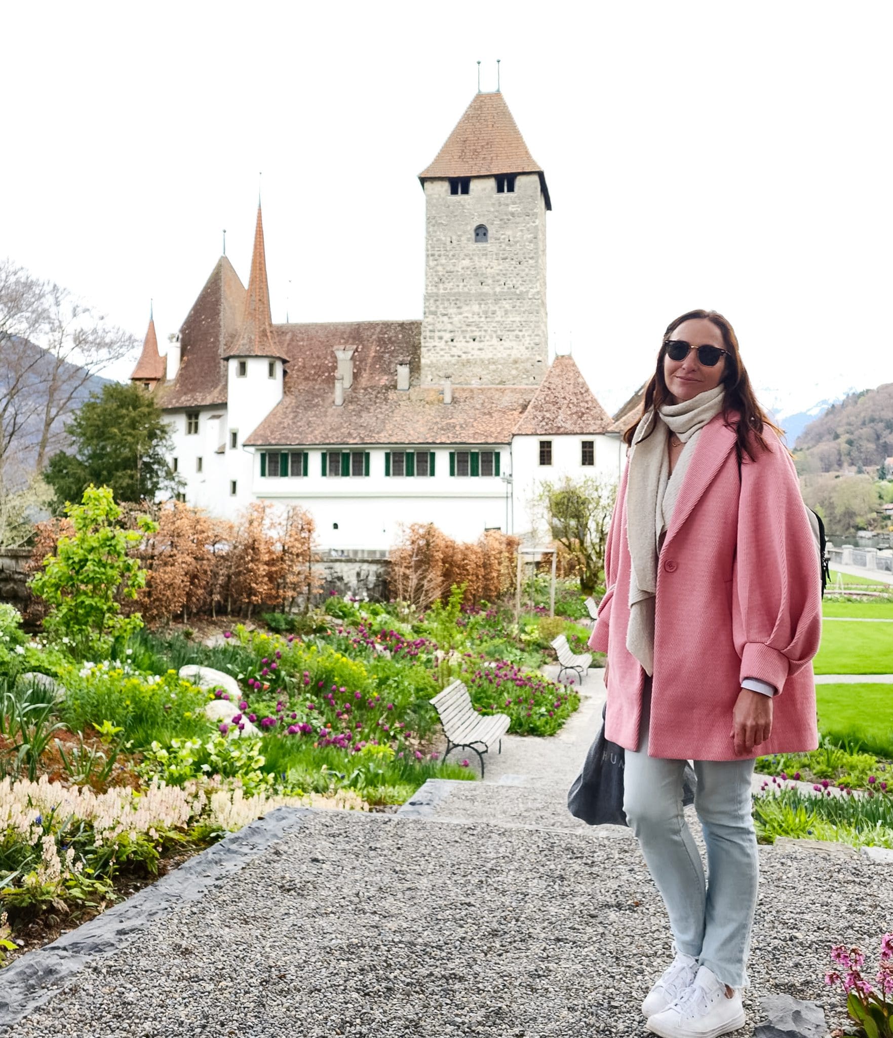 Spiez Castle on Thun Lake Interlaken