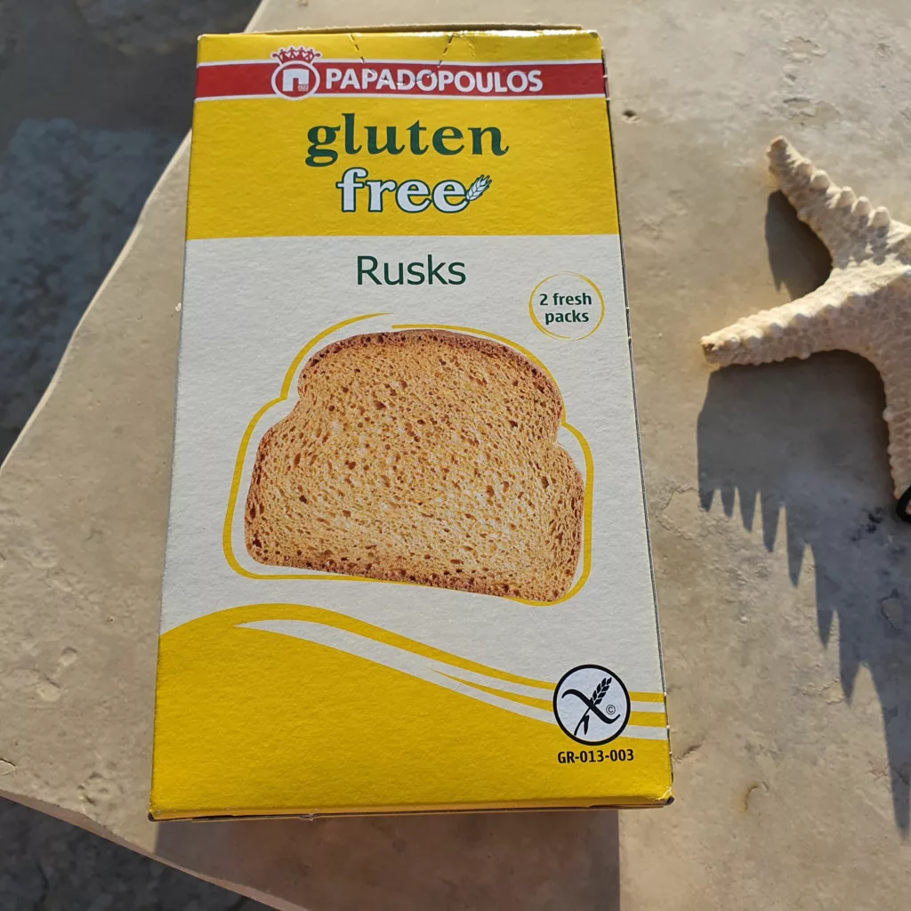 Gluten free treat in Greece