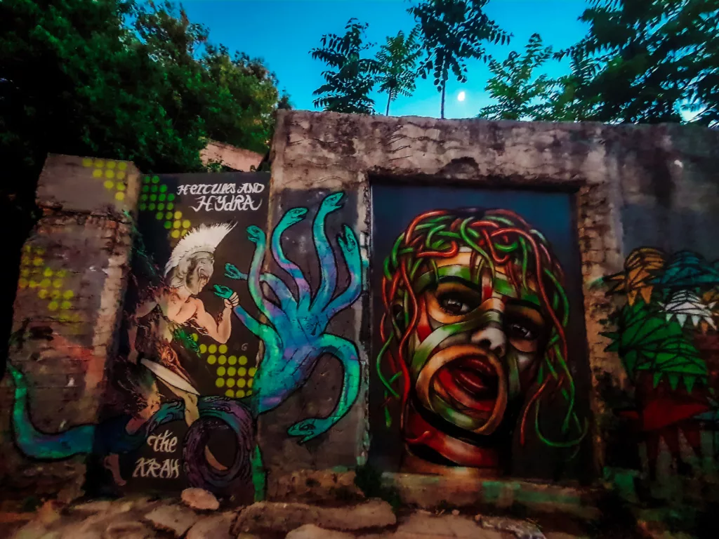 street art in Plaka, Athens