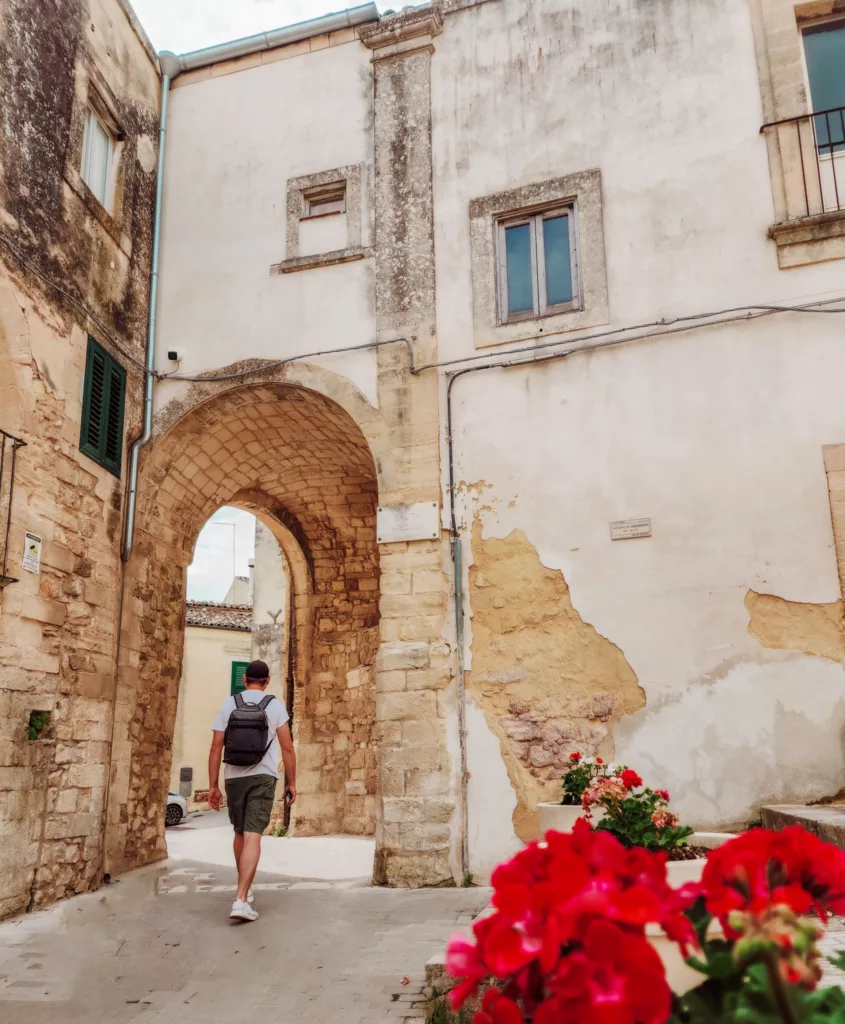 Pretty streets of Ragusa Ibla Sicily