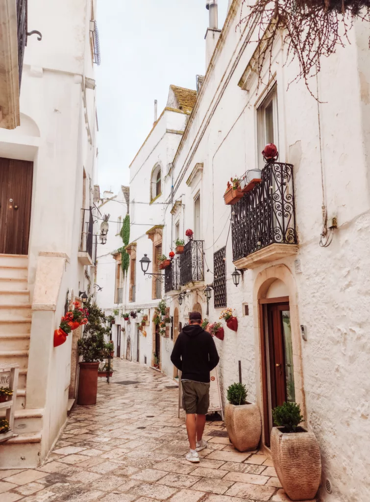 Pretty details of Locorotondo, Puglia