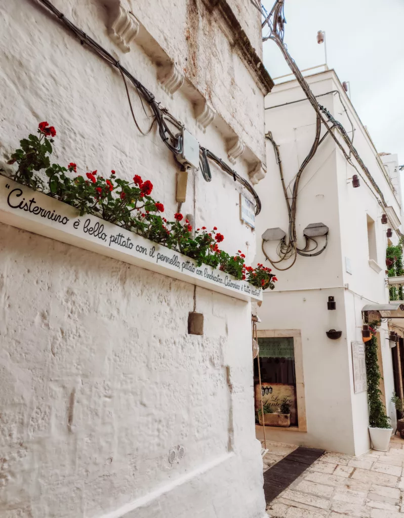 Cisternino is the most charming town in Puglia, Italy