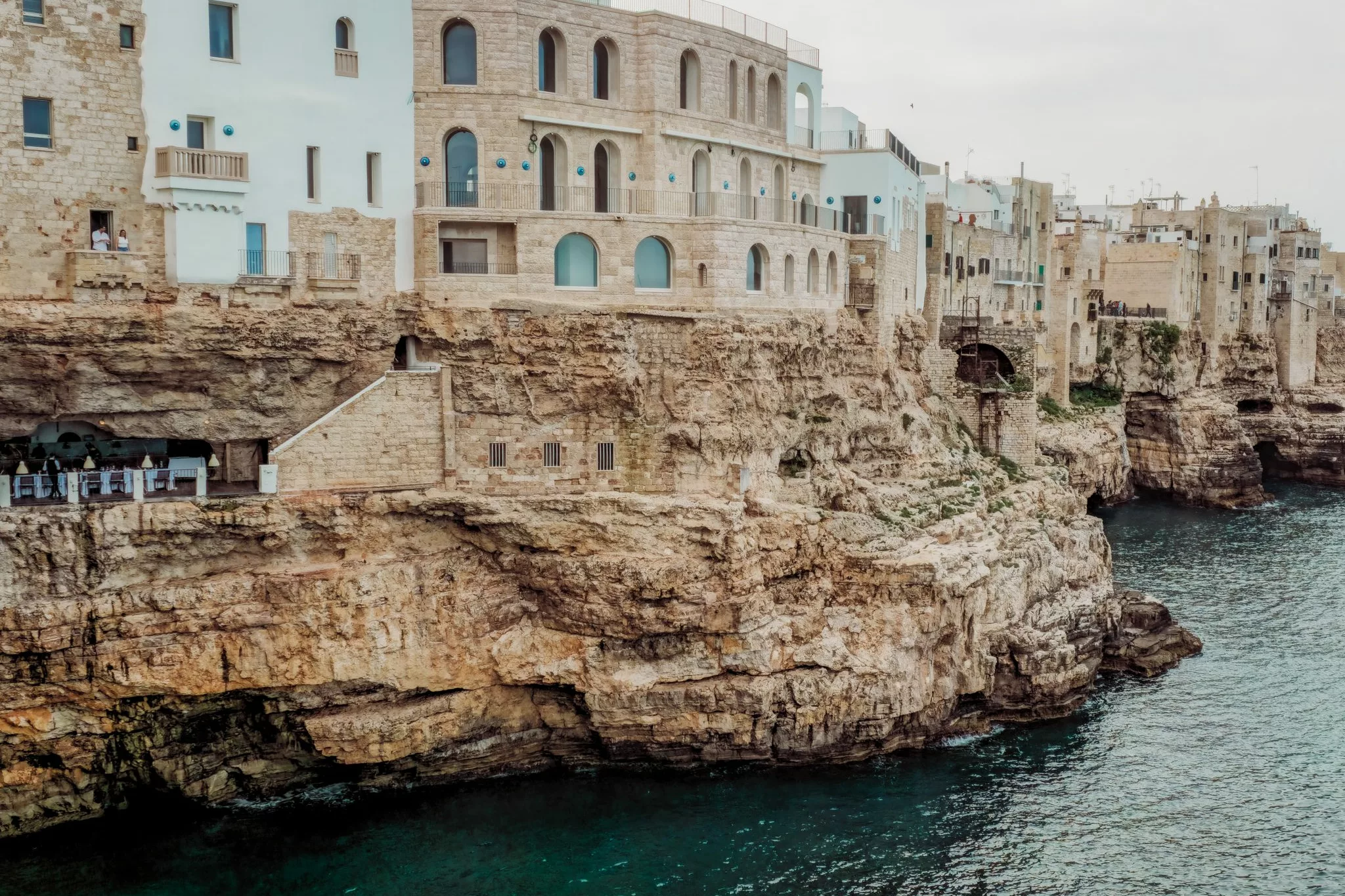viewpoints in Polignano a Mare, Grotta Palazzese