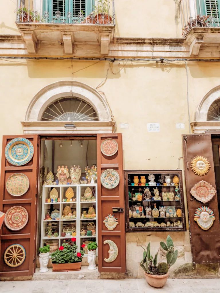 shops in Ragusa Ibla, Ragusa