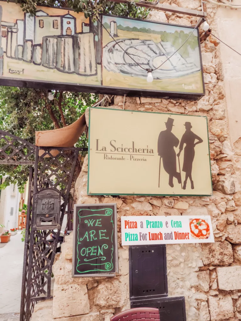 La Sciccheria do great gluten free pizza ortigia siracusa sicily