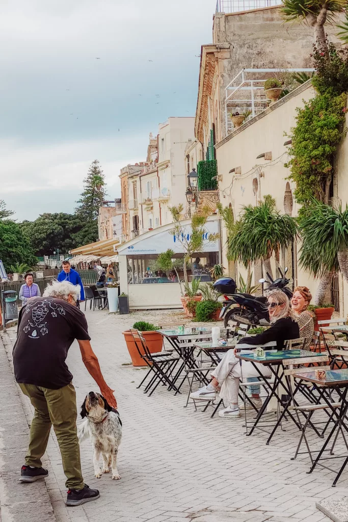 Aperitivo at Mikatu on the Lungamore at Ortigia, Sicily