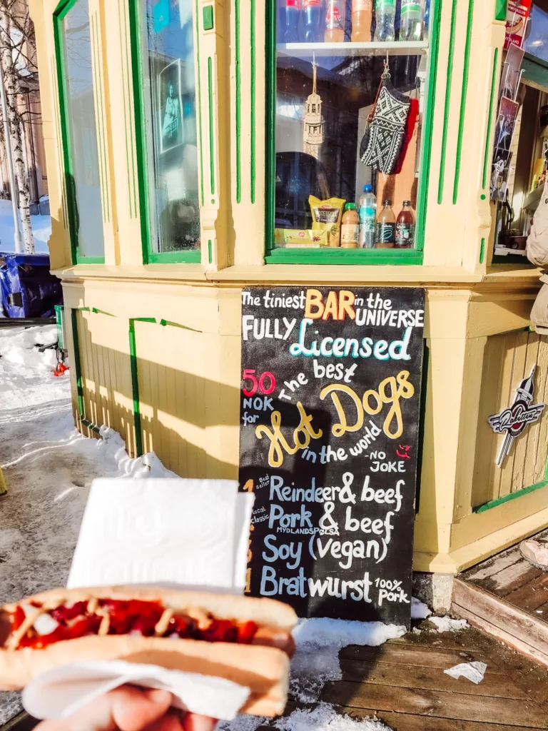 Raketten Bar & Pølse hot dog stall, Tromso, Norway