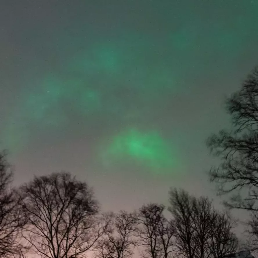 northern lights over Tromso