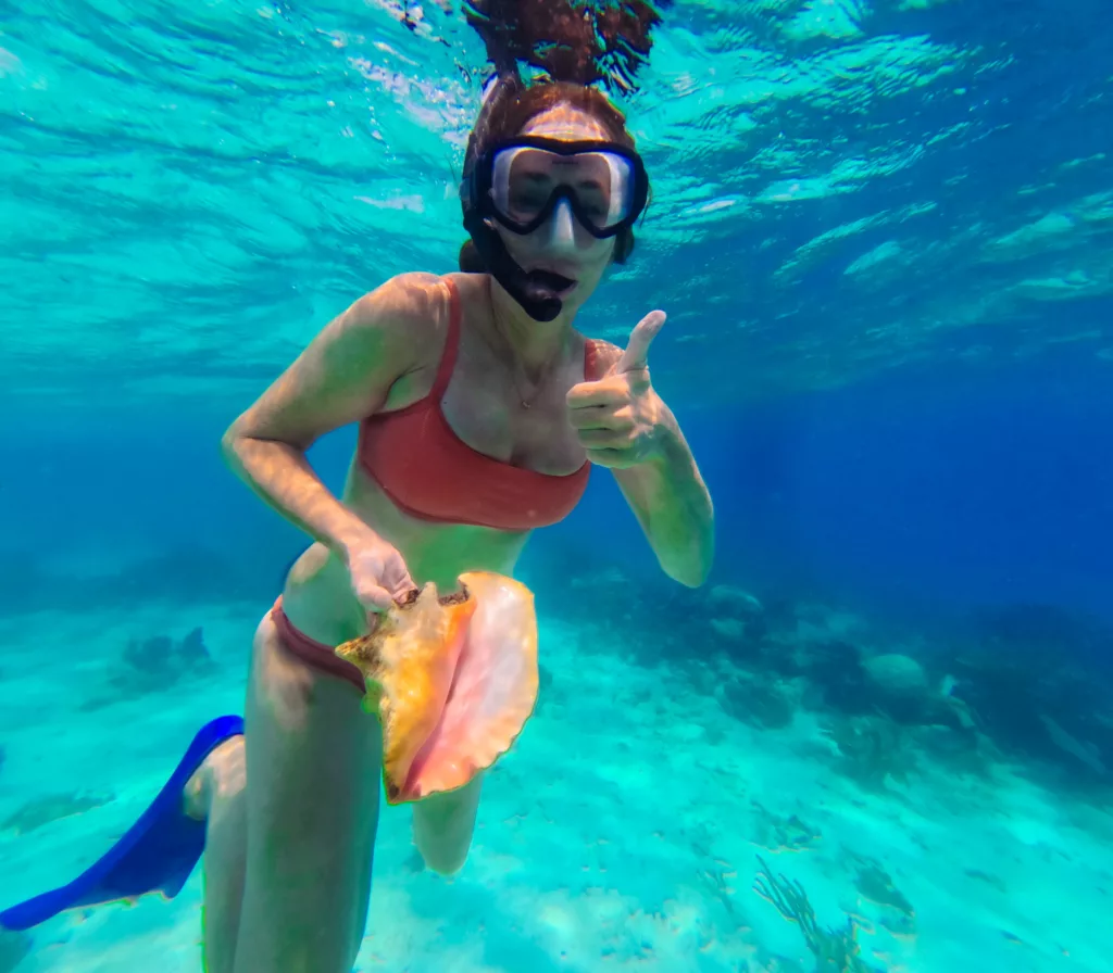 snorkelling in Belize