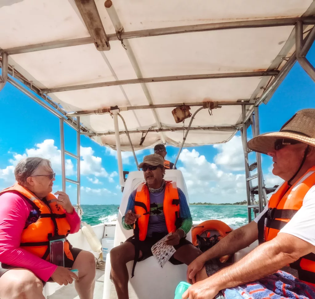 Snorkelling with Mar Adentro Diving Mahahual Mexico Costa Maya