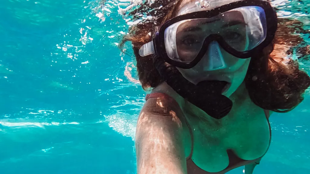 snorkelling in Belize