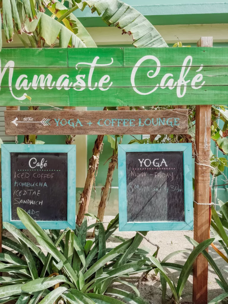 yoga at namaste cafe
