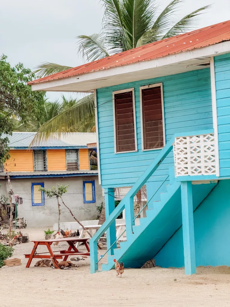 cute shacks in Hopkins Belize