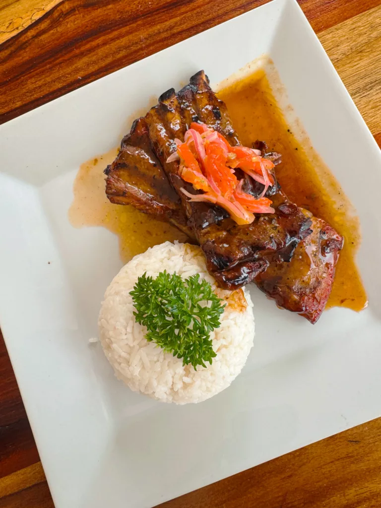 Lunch at the Paddle House Restaurant at the Lodge at Jaguar Reef Belize