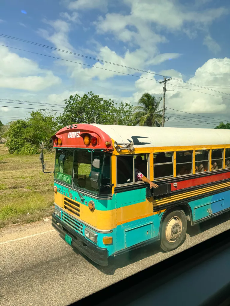 Chicken bus in Belize